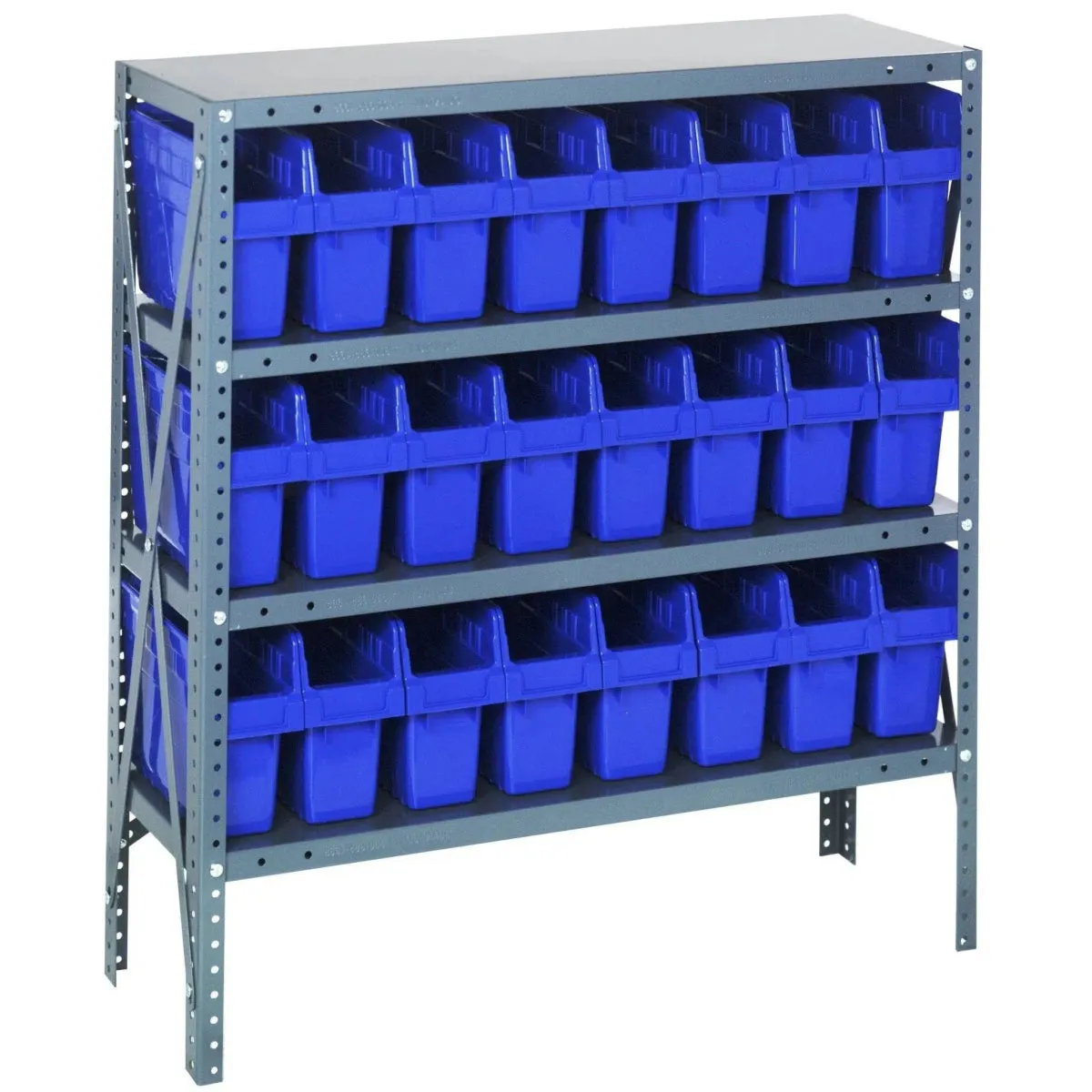 1239-SB801 | 12" x 36" x 39" Shelving Unit with 24 Bins