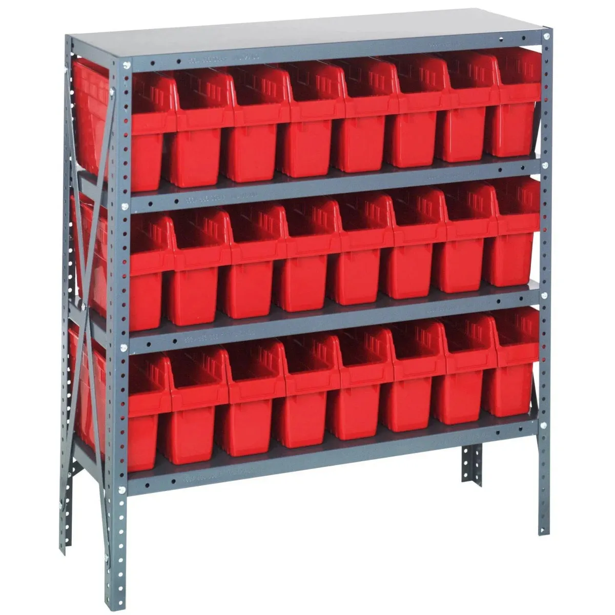 1239-SB801 | 12" x 36" x 39" Shelving Unit with 24 Bins