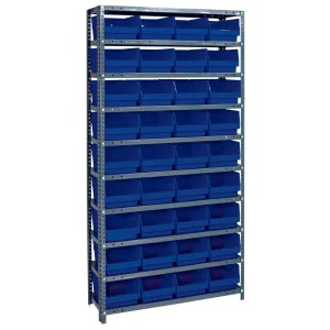 1275-207 | 12" x 36" x 75" Shelving Unit with 36 Bins