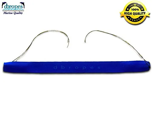 1/2" X 6' Three Strand Mooring Pendant 100% Nylon Rope with Thimble and Chafe Guard. Made in USA.