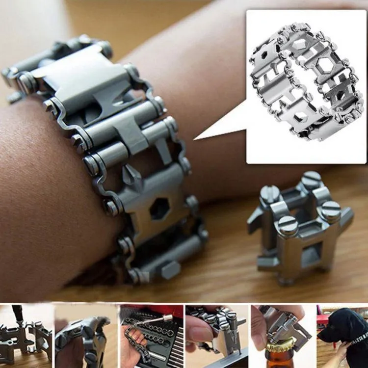 29 Tools in 1 TREAD Survival Bracelet