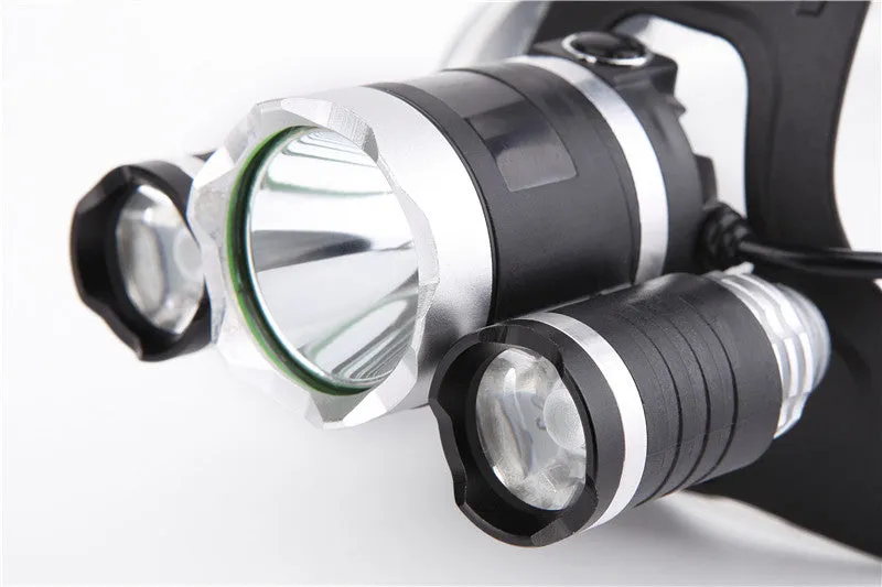 65% OFF SAVINGS & FREE SHIPPING BONUS - RECHARGABLE ULTRA BRIGHT LED HEADLAMP WITH CHARGERS!