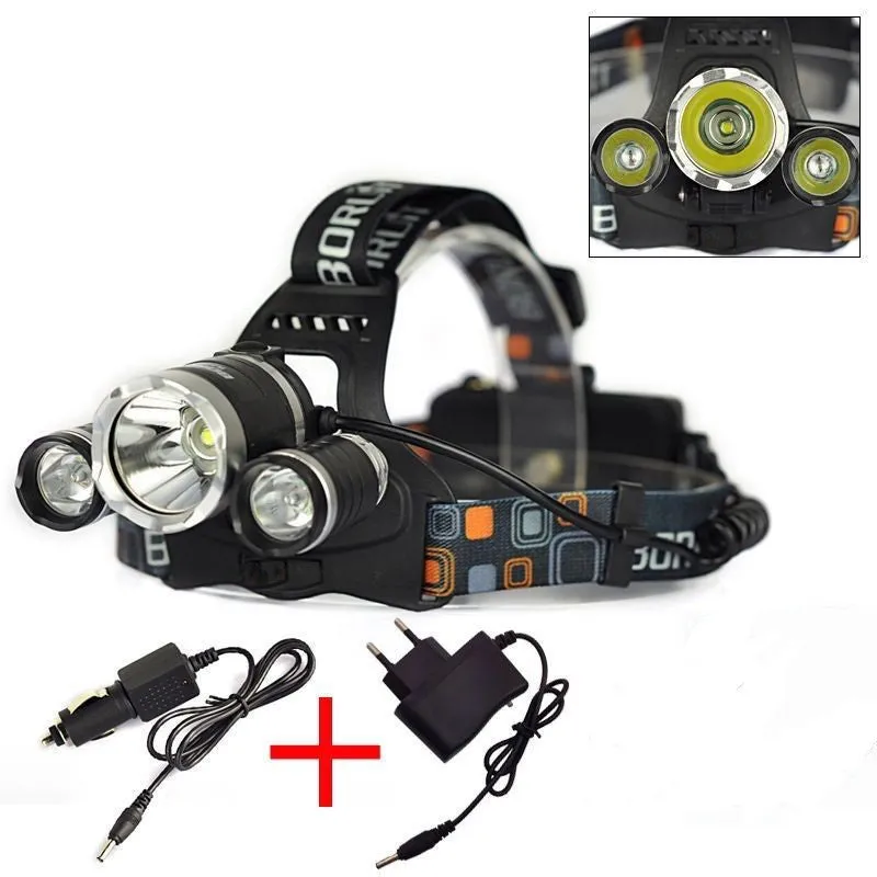 65% OFF SAVINGS & FREE SHIPPING BONUS - RECHARGABLE ULTRA BRIGHT LED HEADLAMP WITH CHARGERS!