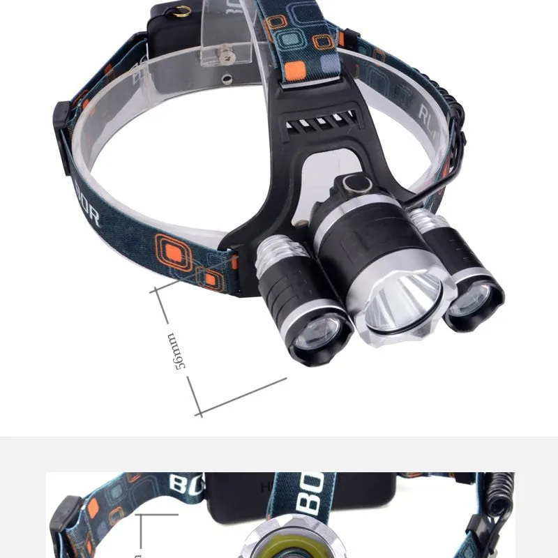 65% OFF SAVINGS & FREE SHIPPING BONUS - RECHARGABLE ULTRA BRIGHT LED HEADLAMP WITH CHARGERS!