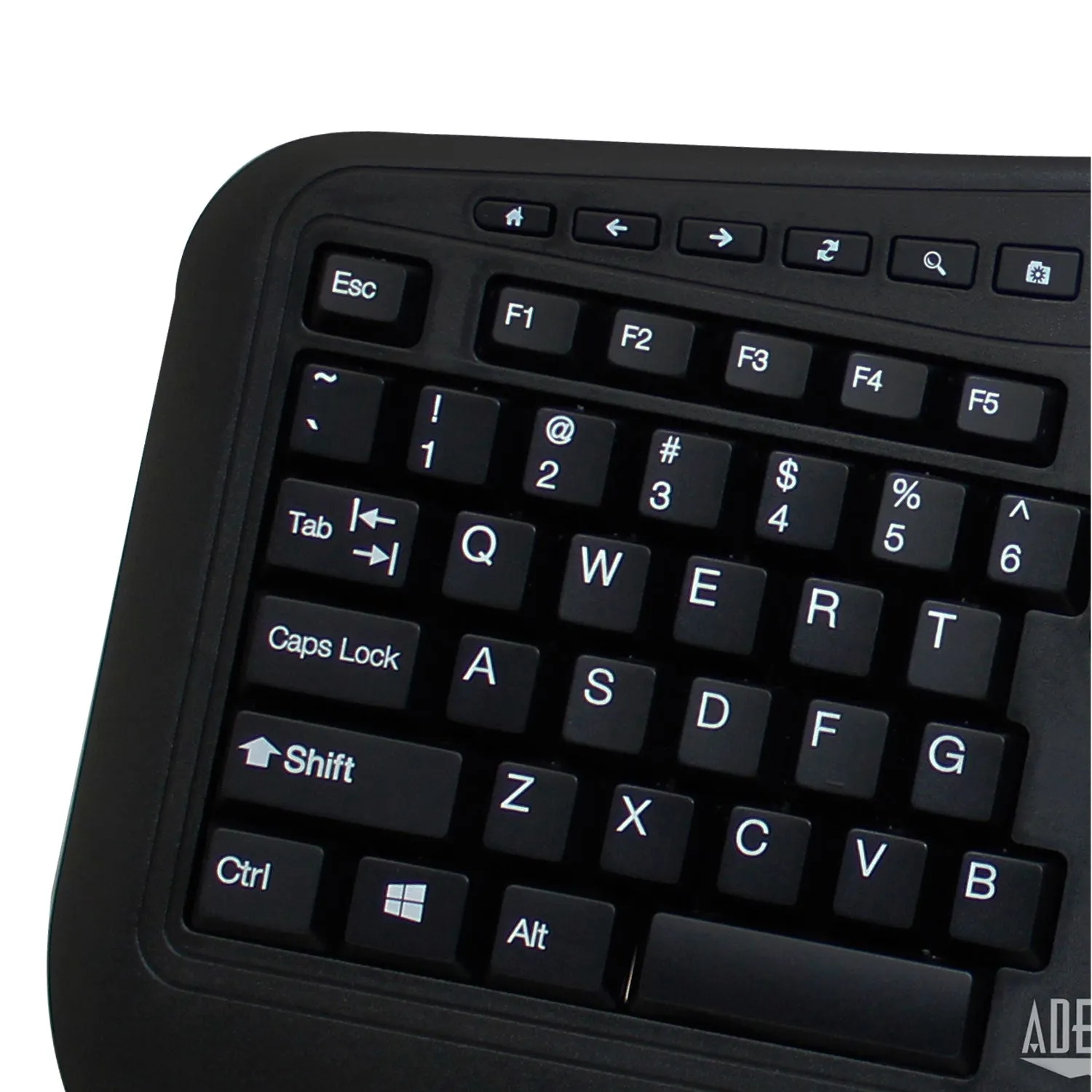 Adesso Wireless Ergonomic Keyboard and Laser Mouse