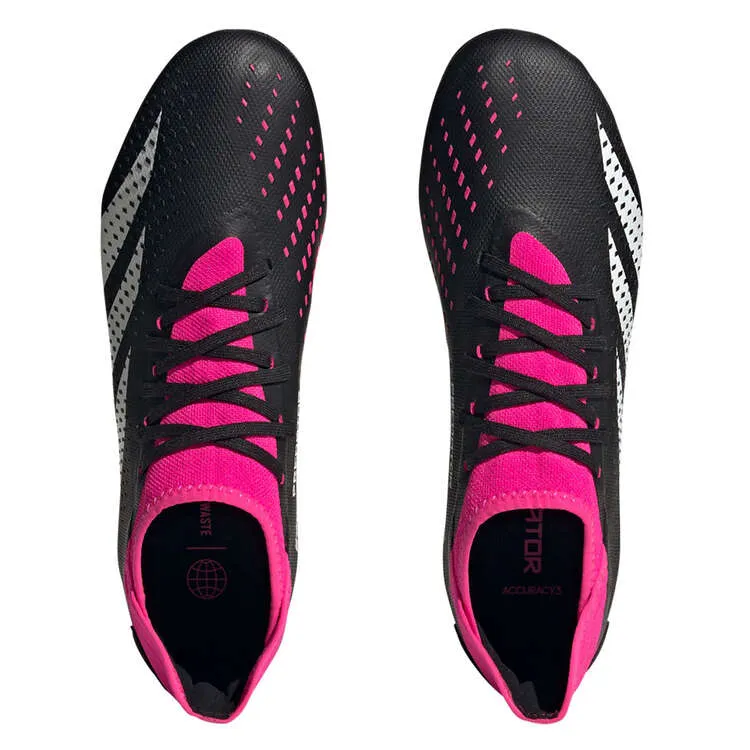 adidas Predator Accuracy .3 SG Boots- Black/White/Pink