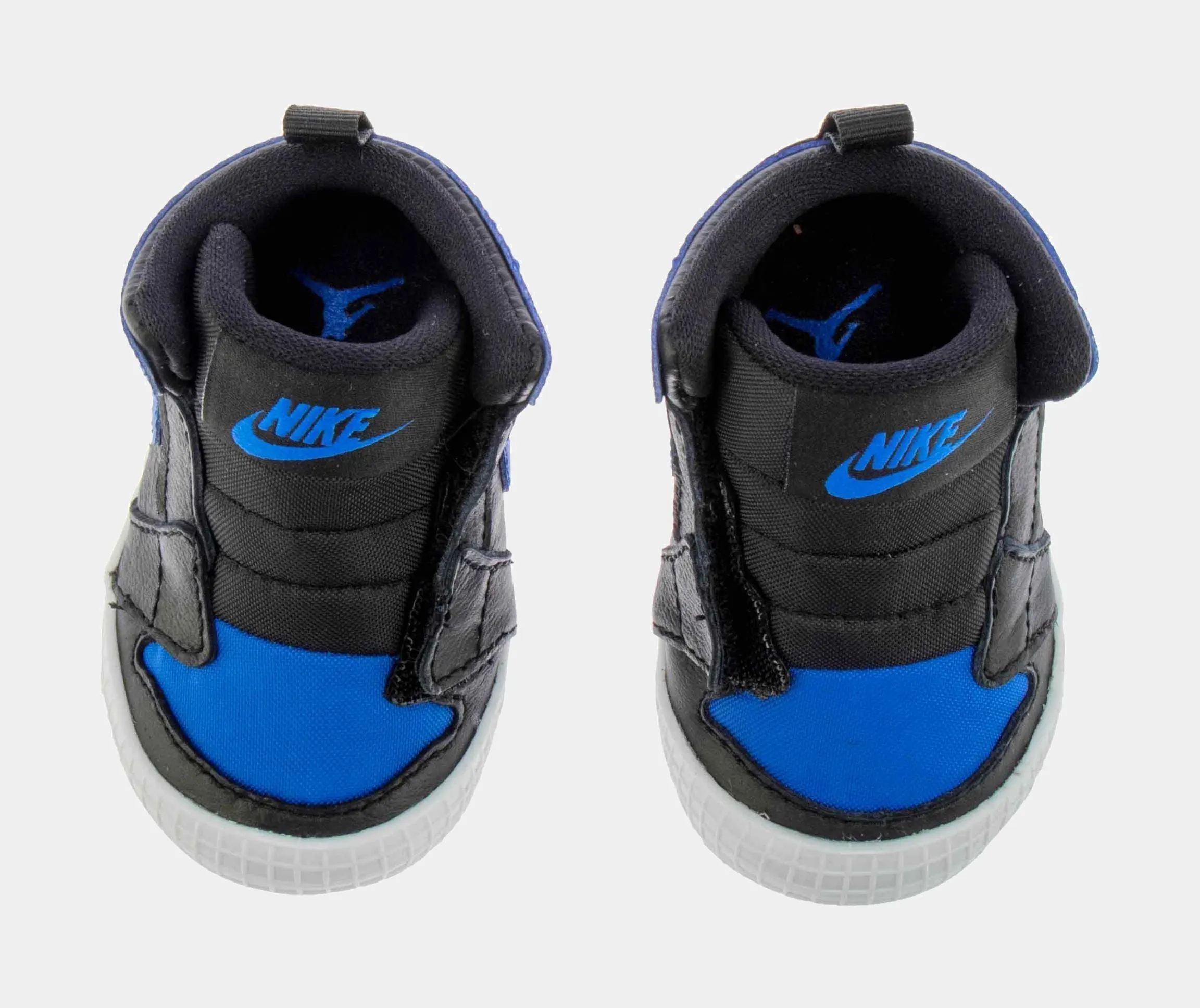 Air Jordan 1 Bootie Royal Reimagined Infant Crib Lifestyle Shoes (Black/Blue) Free Shipping