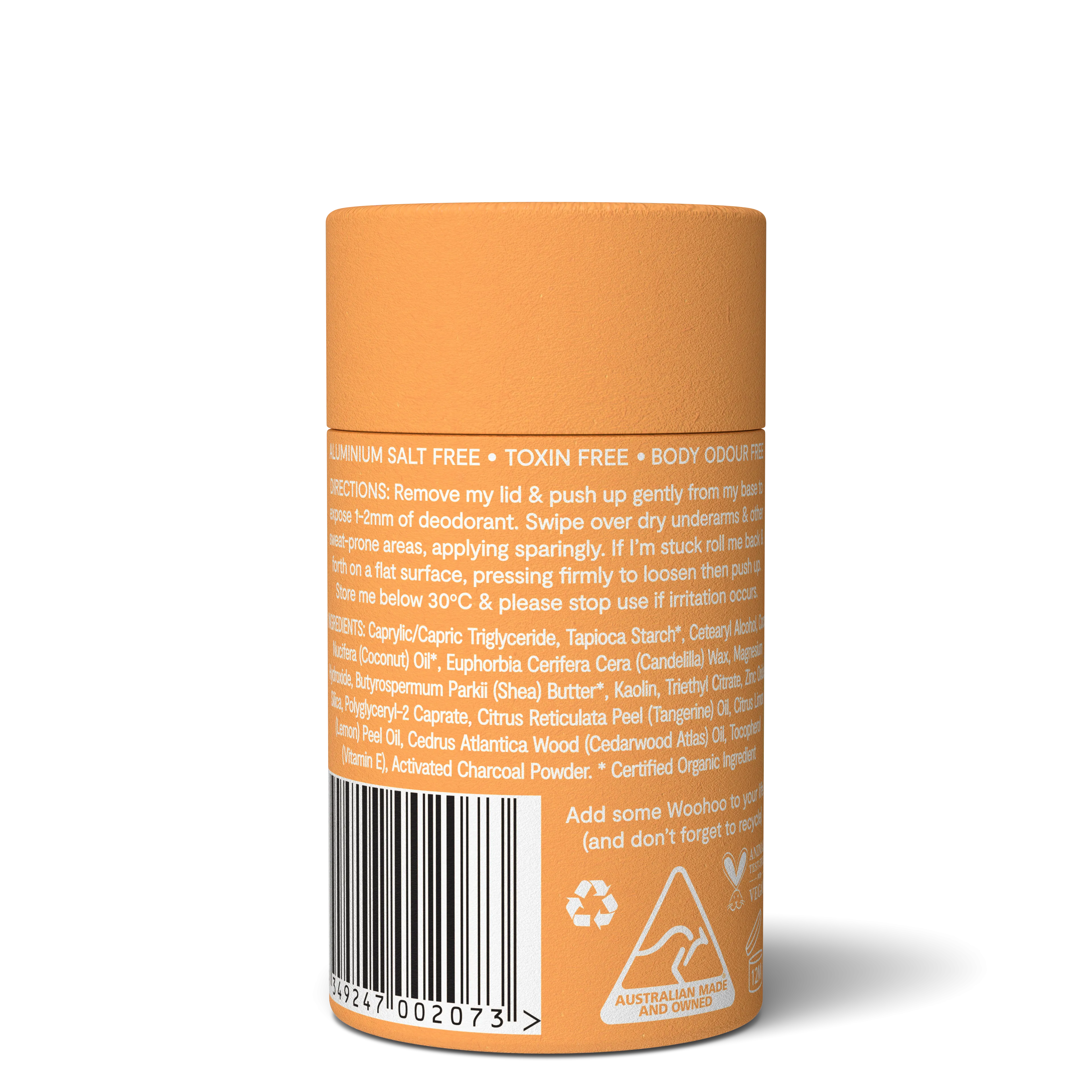 All Natural Deodorant & Anti-Chafe Stick - Tango