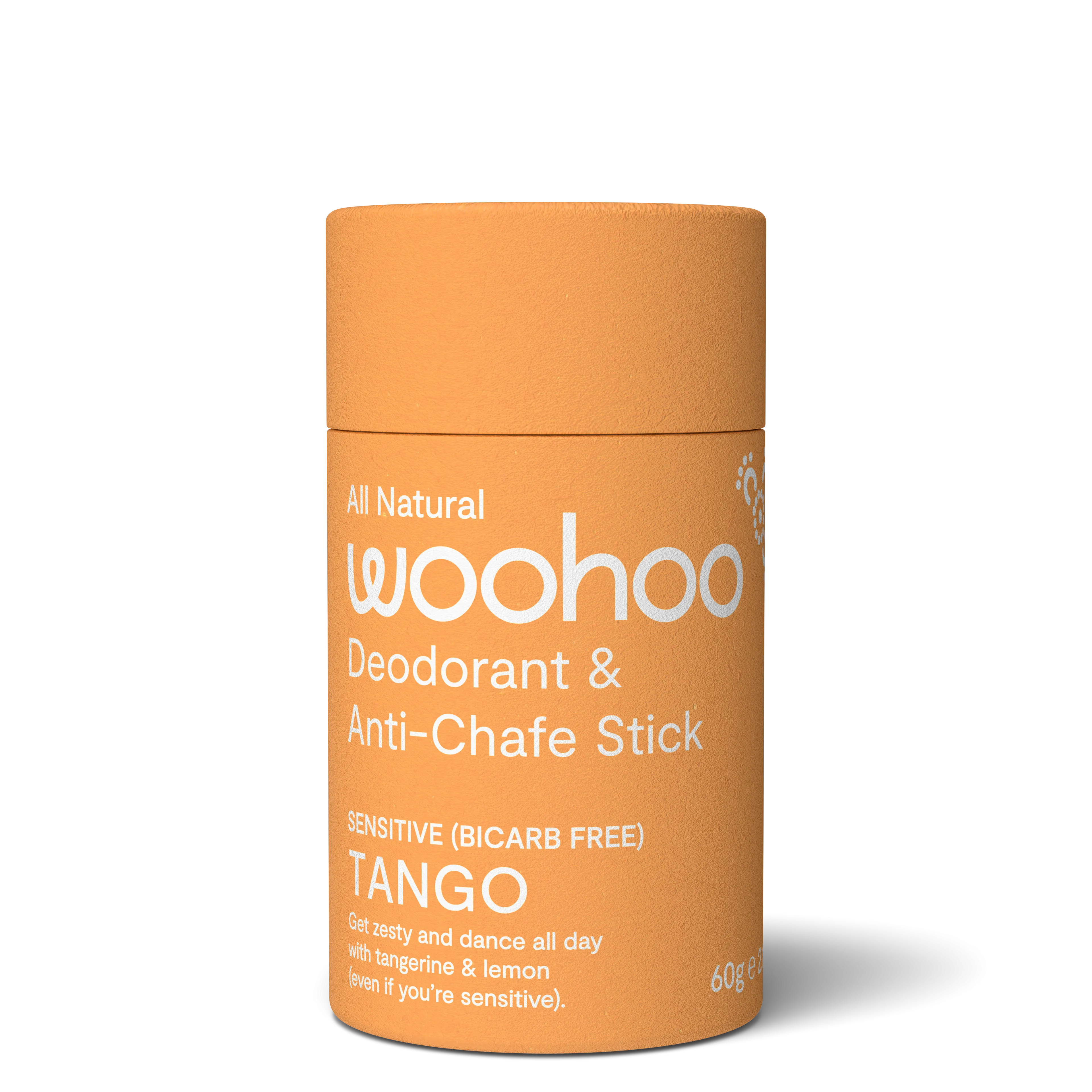 All Natural Deodorant & Anti-Chafe Stick - Tango