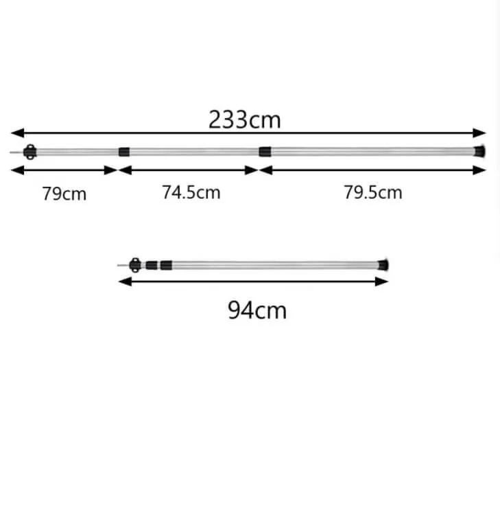 Annex Awning Telescoping Poles (Set of 2)