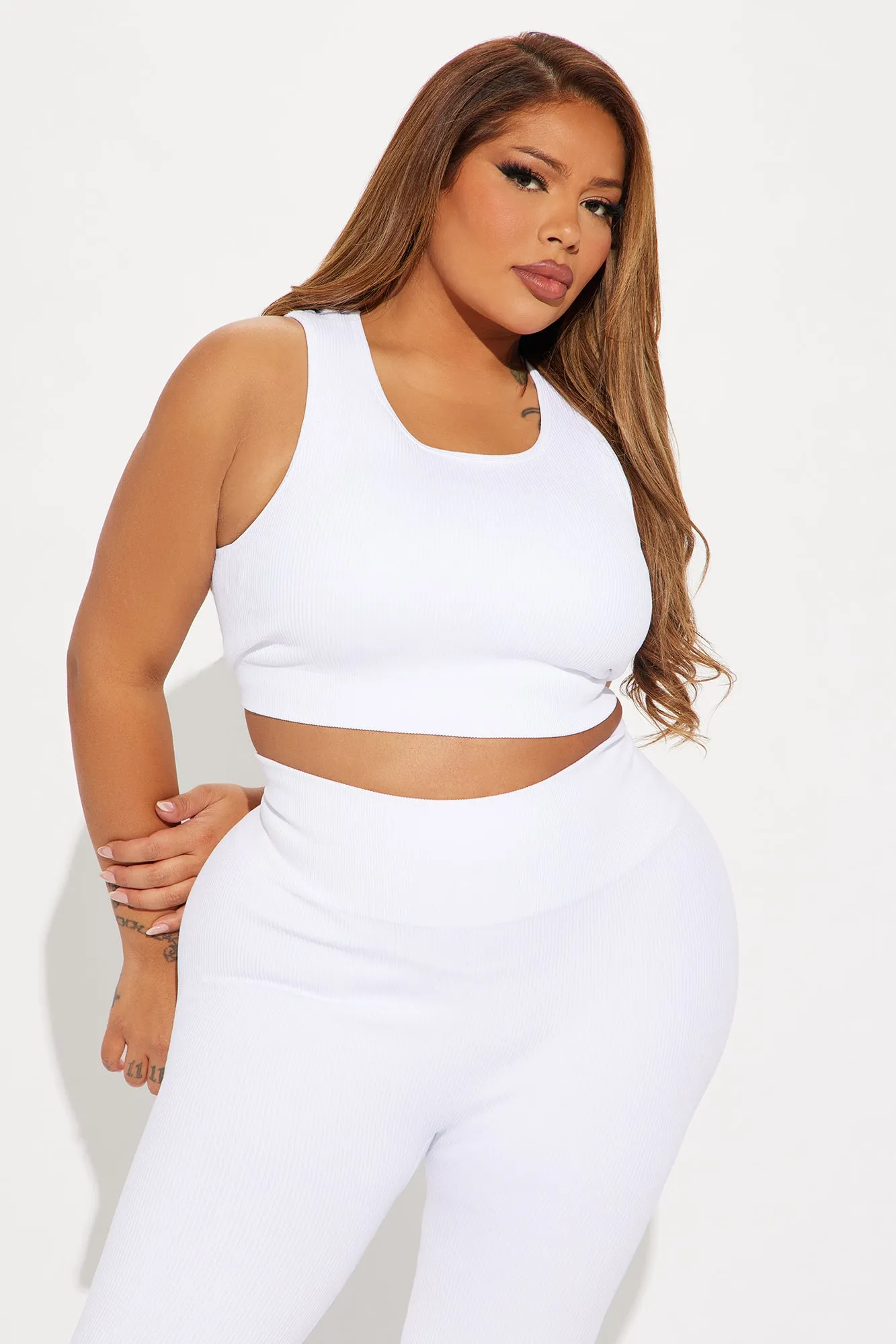 Beach Body Effortless Seamless Sports Bra - White