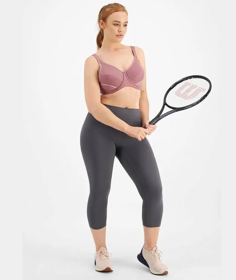 Berlei Electrify Underwire Sports Bra - Washed Plum