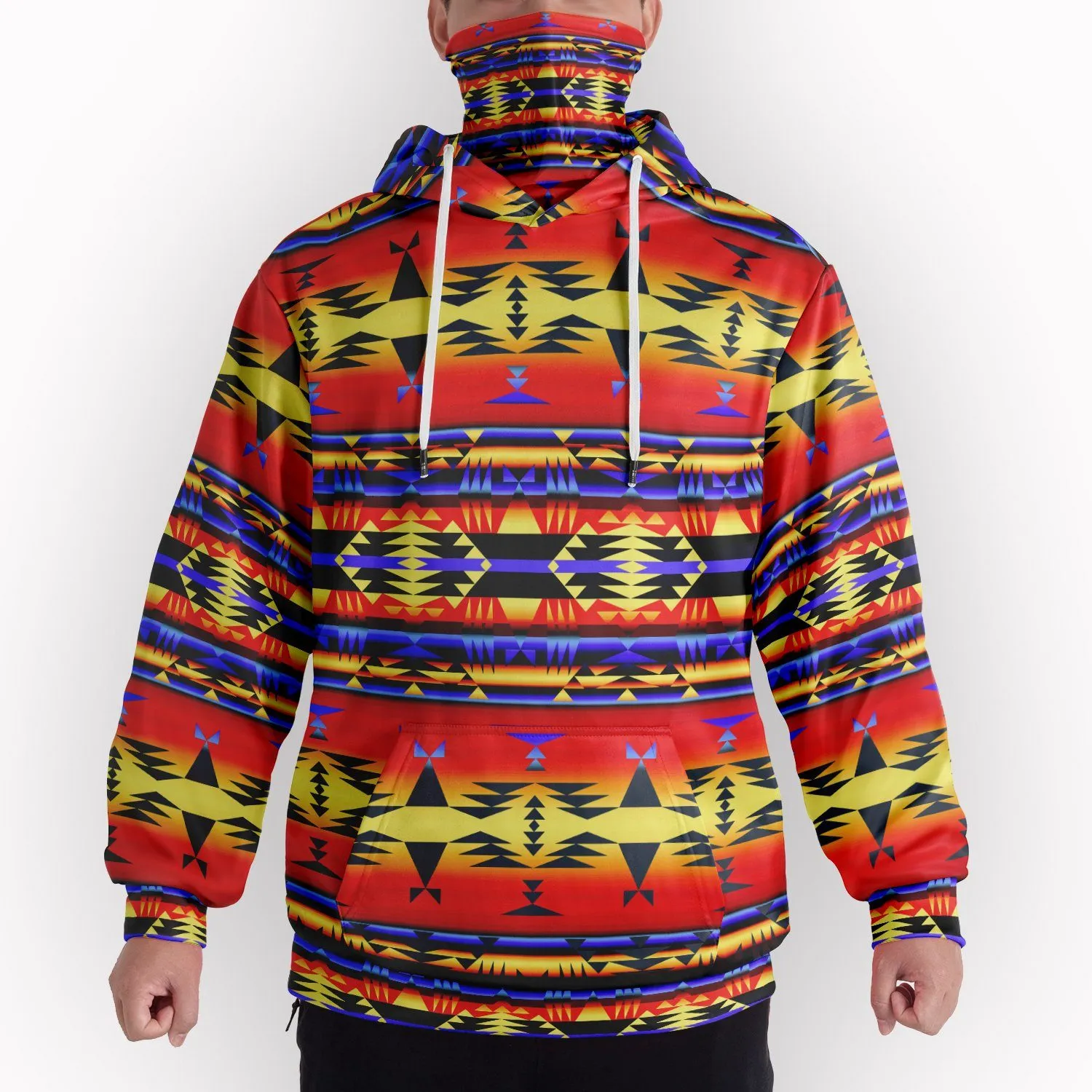 Between the San Juan Mountains Hoodie with Face Cover