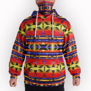 Between the San Juan Mountains Hoodie with Face Cover