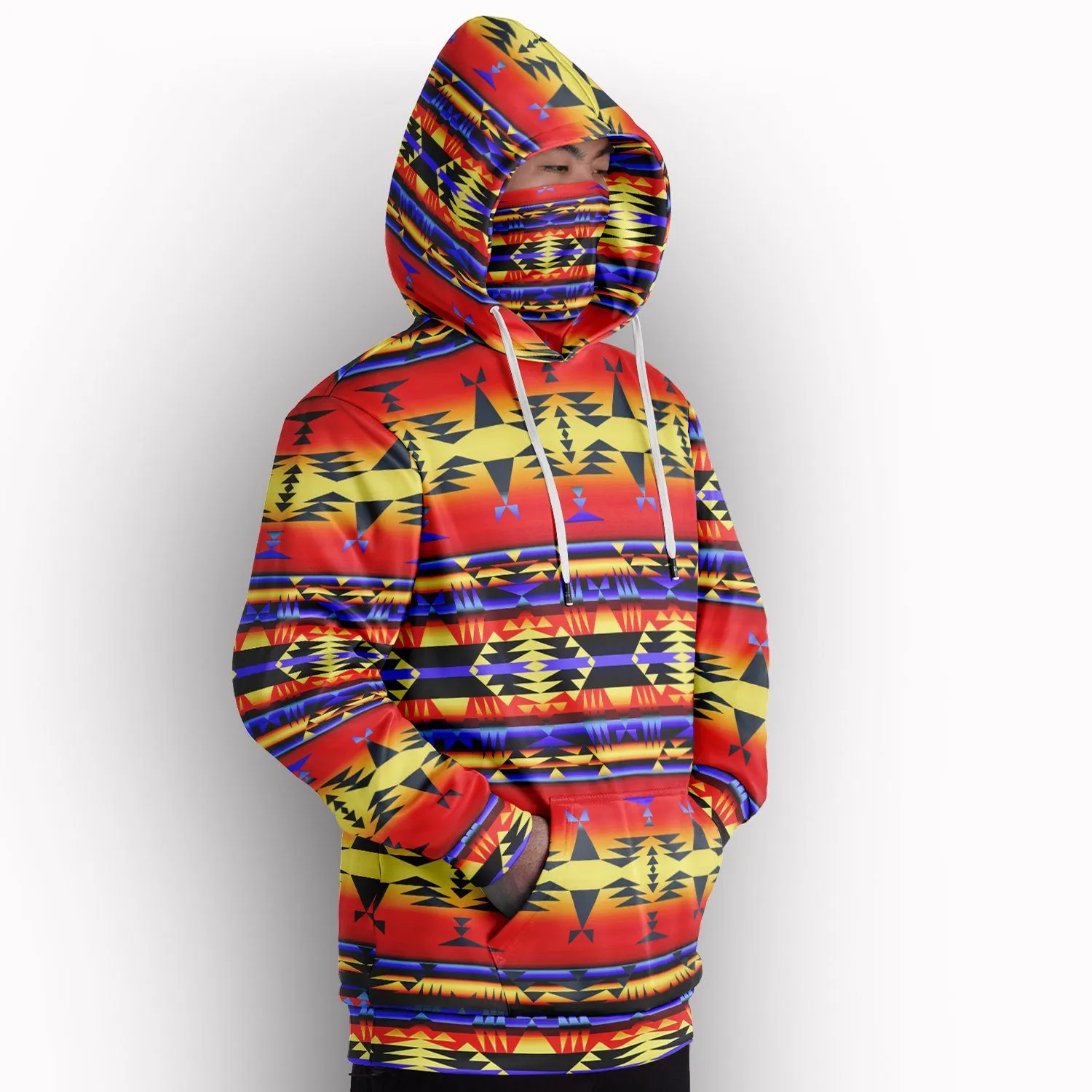 Between the San Juan Mountains Hoodie with Face Cover