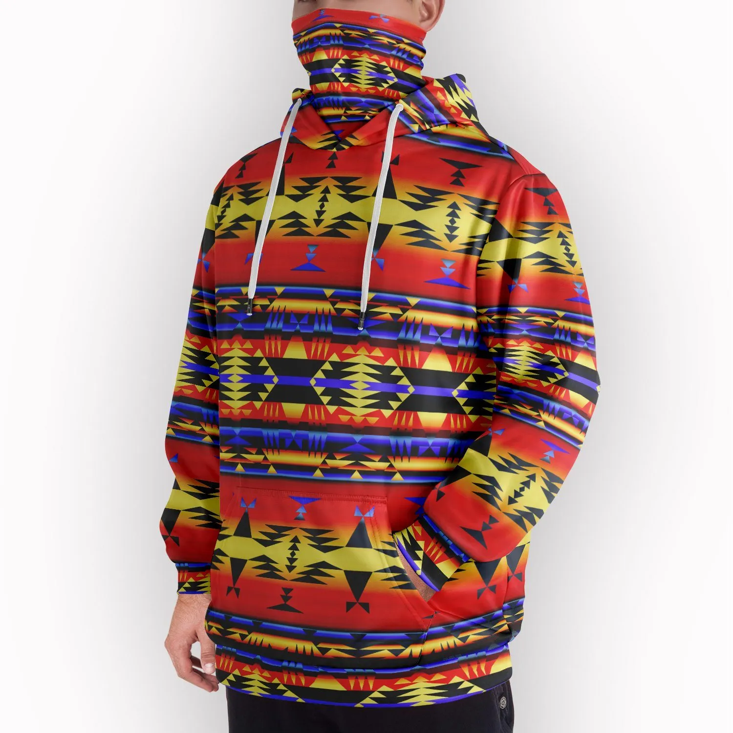 Between the San Juan Mountains Hoodie with Face Cover