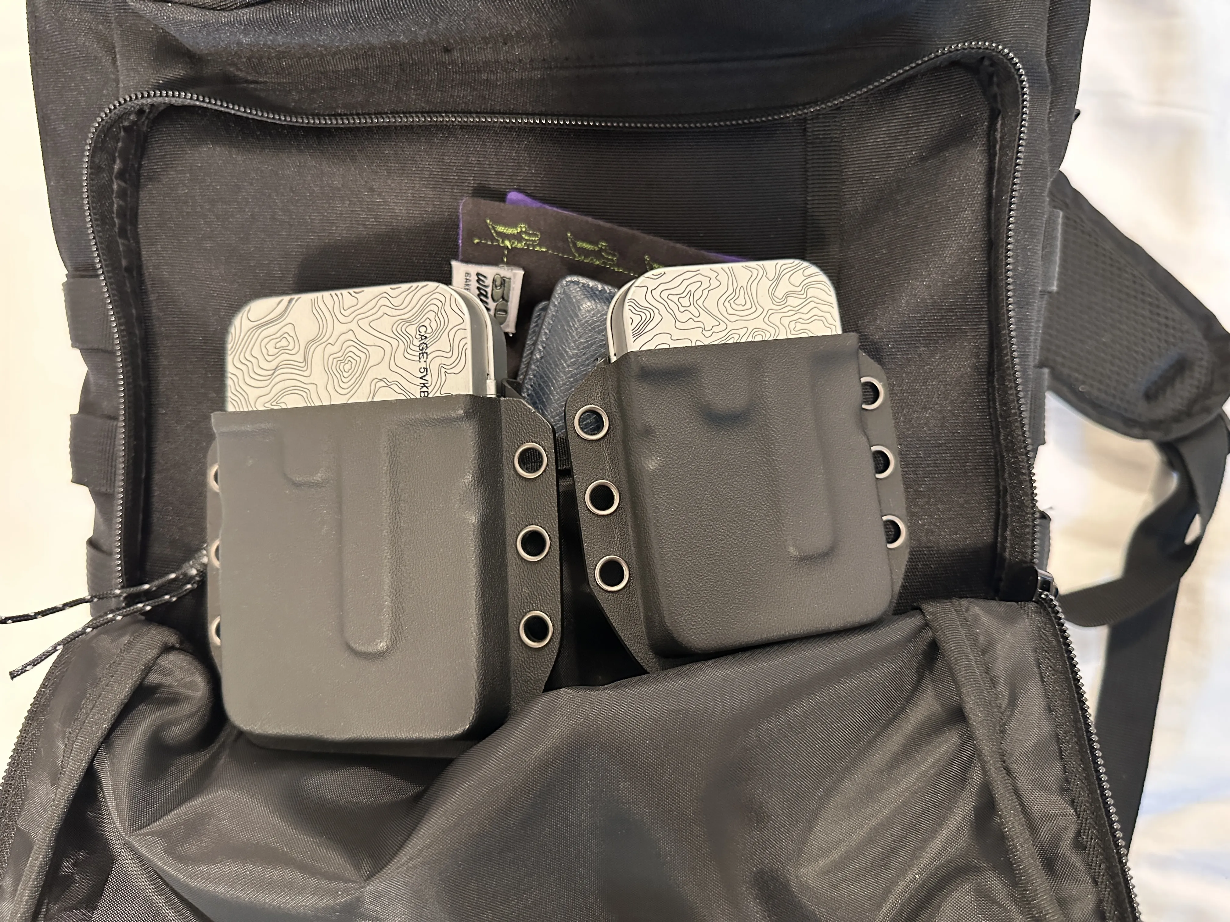 BIG - Kydex Belt Holster For Large Industrial Strength Tin