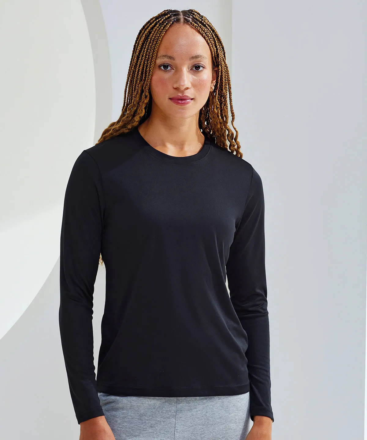 Black - Women's TriDri® long sleeve performance t-shirt