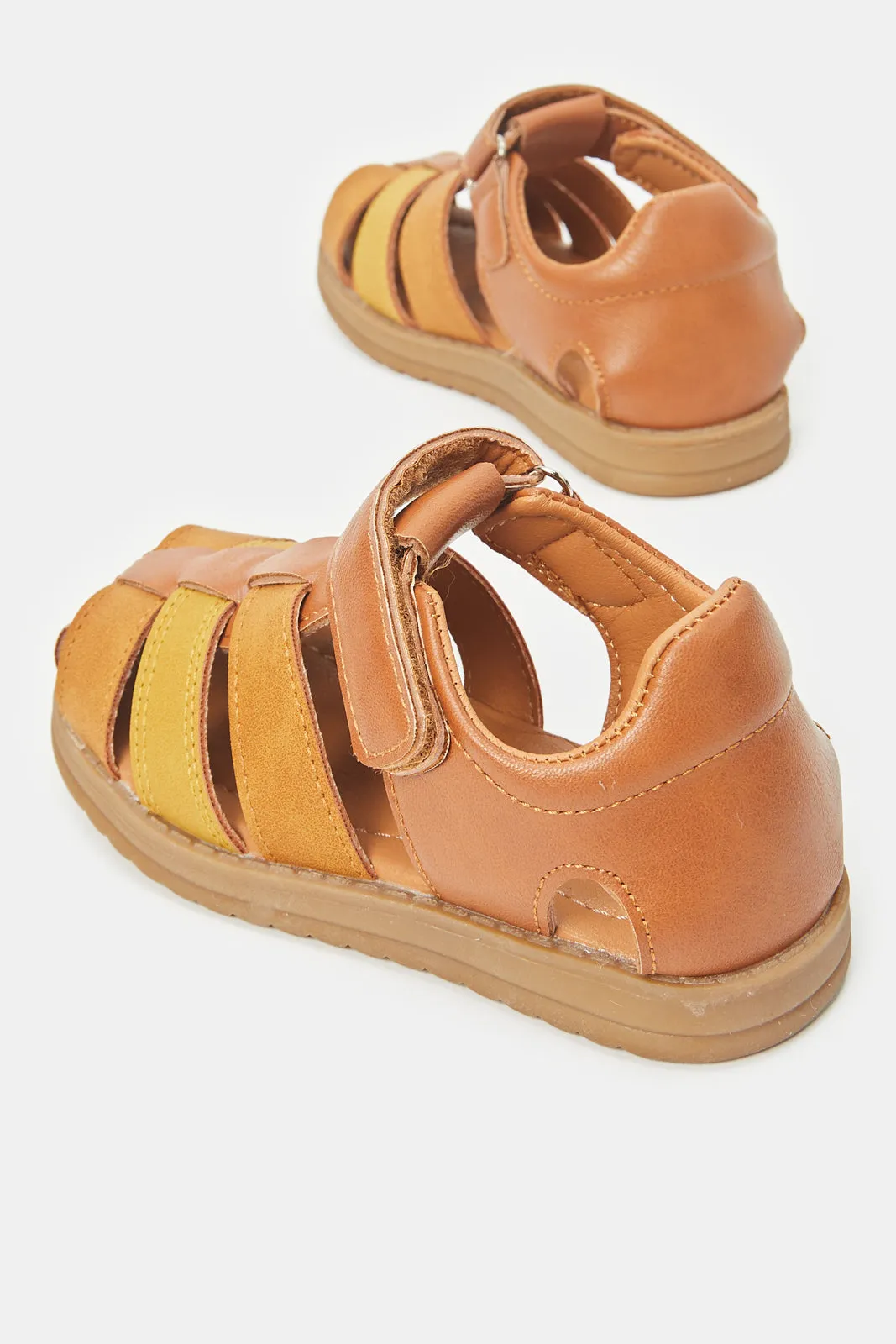 Boys Brown Khaki Fisherman Sandal