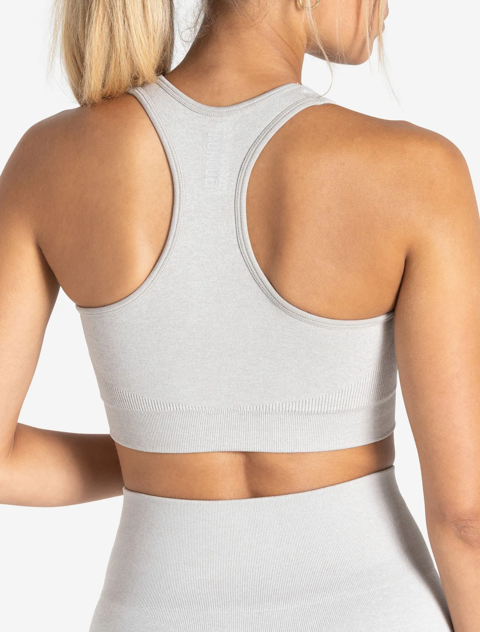 Core Seamless Sports Bra - Grey Marl