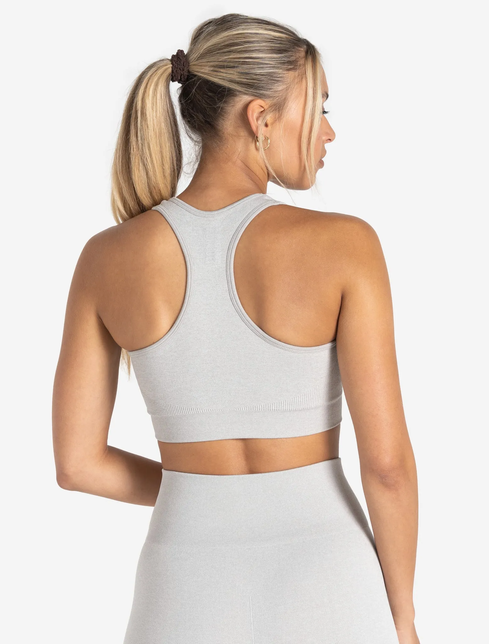 Core Seamless Sports Bra - Grey Marl