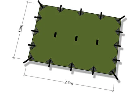 DD Hammocks Superlight Tarp S