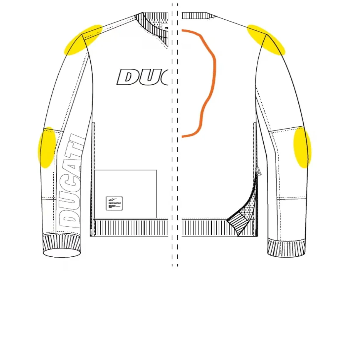 Ducati City Pull Over Motorcycle Sweatshirt by Alpinestars (98108539X)