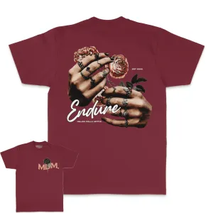 Endure - Burgundy T-Shirt