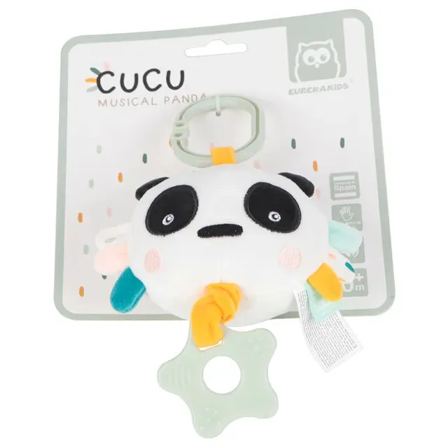 Eurekakids Cucu Hanging Musical Plush Toy - Panda