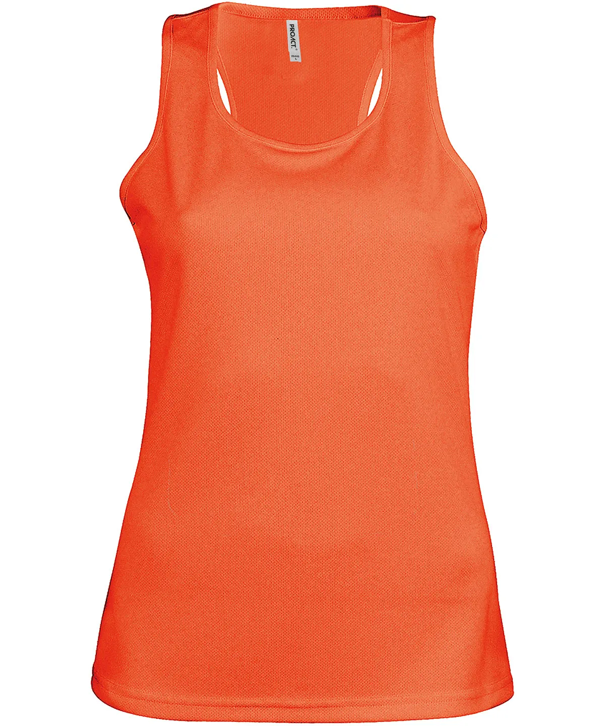 Fluorescent Orange - Ladies' sports vest