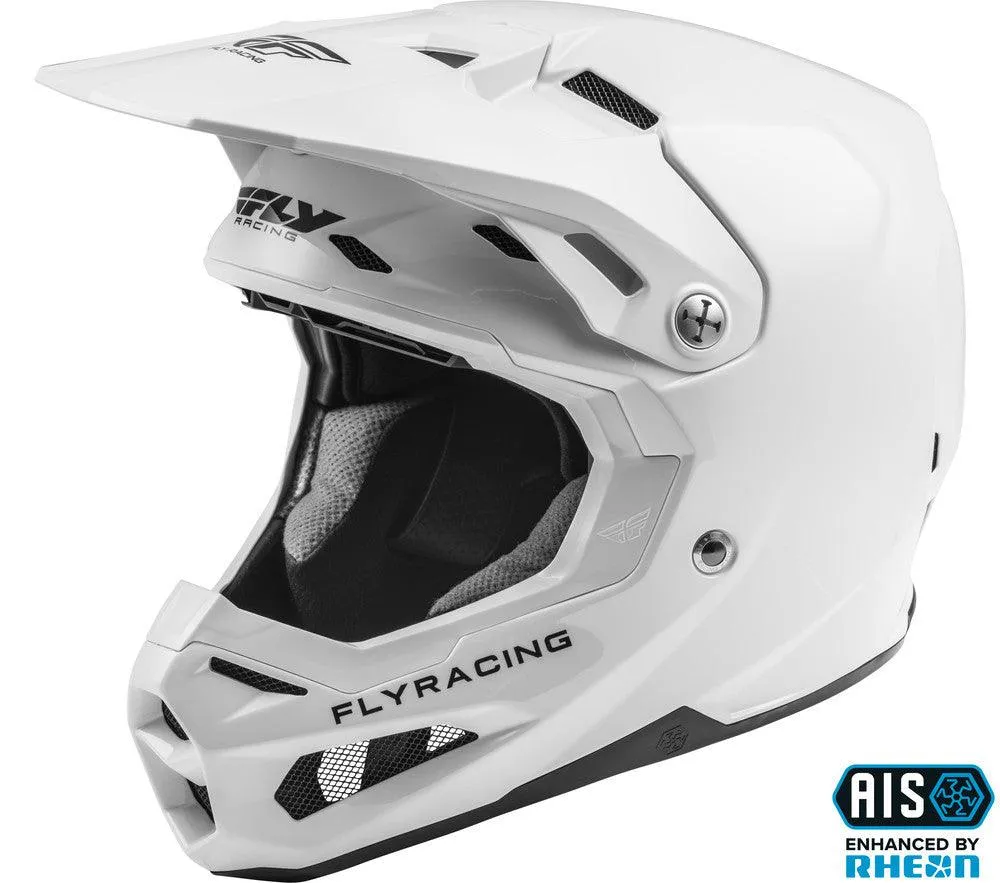 Fly Racing Formula Carbon Solid Helmet White