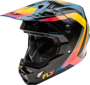 Fly Racing Formula CP Krypton Helmet Grey/Black/Electric Fade