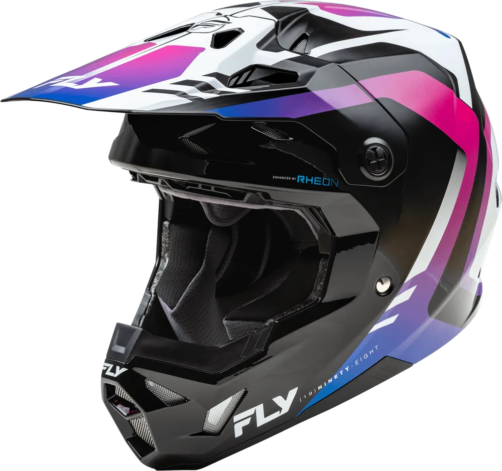 Fly Racing Formula CP Krypton Helmet White/Black/Purple