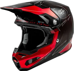 Fly Racing Youth Formula S Carbon Legacy Helmet Red Carbon/Black