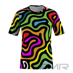 FMR Men's Kaleidoscopic Short Sleeve Running Shirt