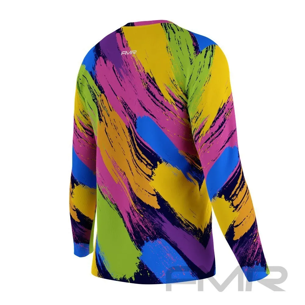 FMR Men's Painted Long Sleeve Running Shirt