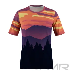 FMR Men's Sunset Technical Short Sleeve Running Shirt