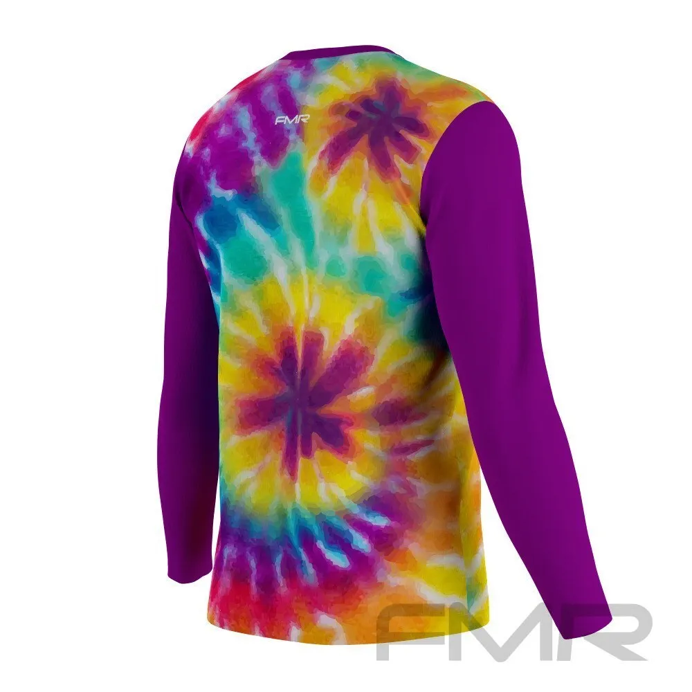 FMR Men's Tie-dye Long Sleeve Running Shirt