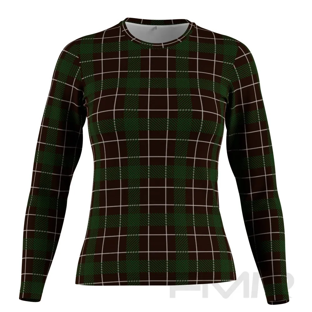 FMR Women's Green Check Performance Long Sleeve Shirt