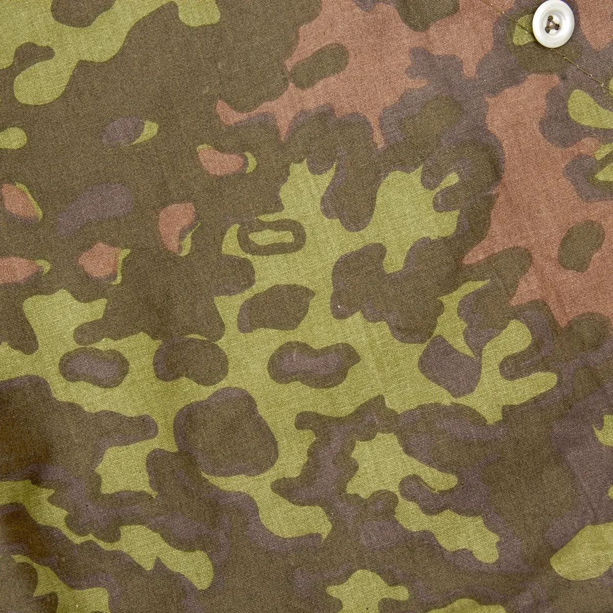 German WWII Tent Quarter Zeltbahn Oak Pattern Camouflage Reversible