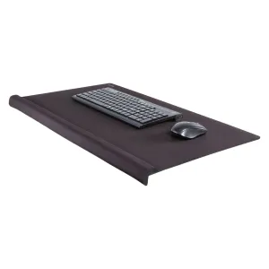 Giant Mousepad / Deskpad with Cushioned Wrist Rest Edge and Mousing Surface