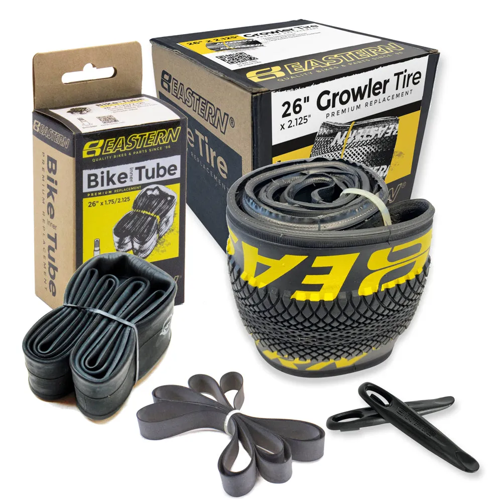 Growler 26" Tire & Tube Repair Kit - Black/Yellow