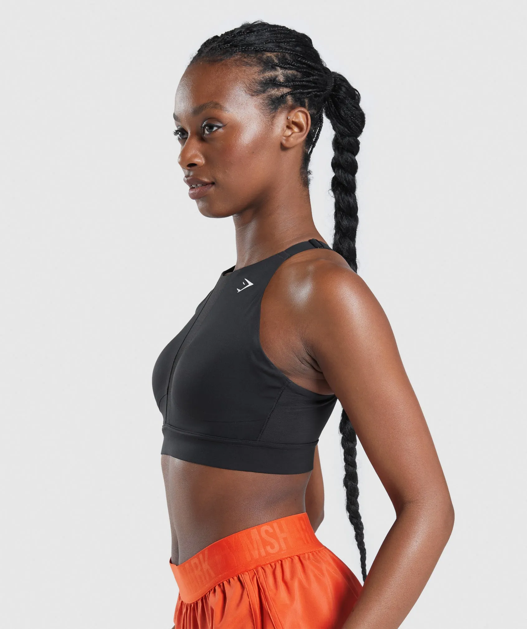 Gymshark Mesh Neckline 2.0 Sports Bra - Black