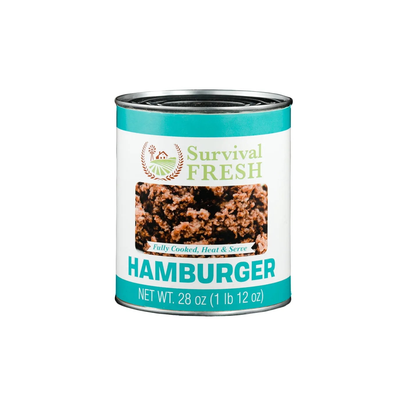 Hamburger Ground Beef Single Sample Can