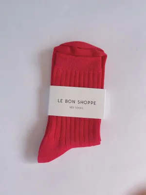 Her Socks - Classic Red