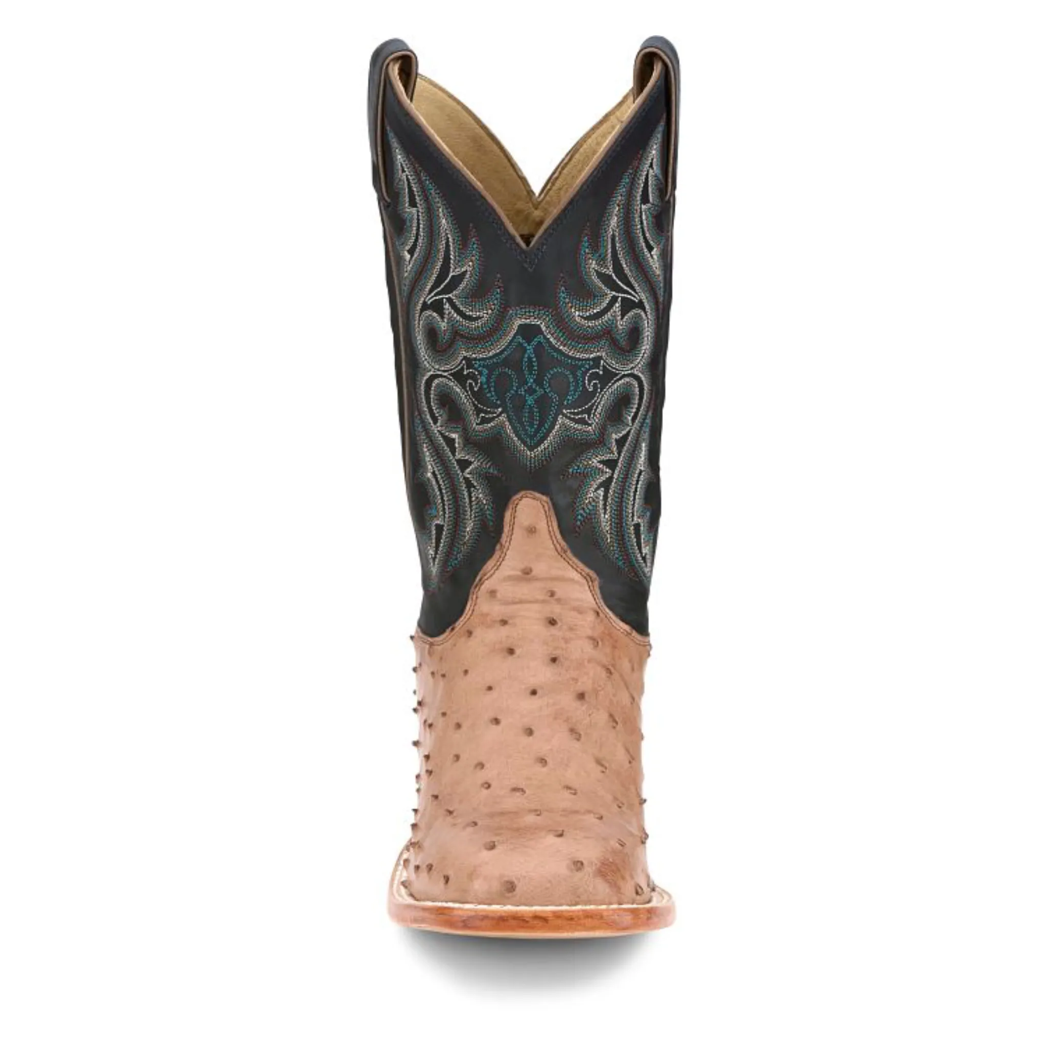 JUSTIN MEN'S MOSELEY 11" FULL QUILL OSTRICH WESTERN BOOT - JE5172