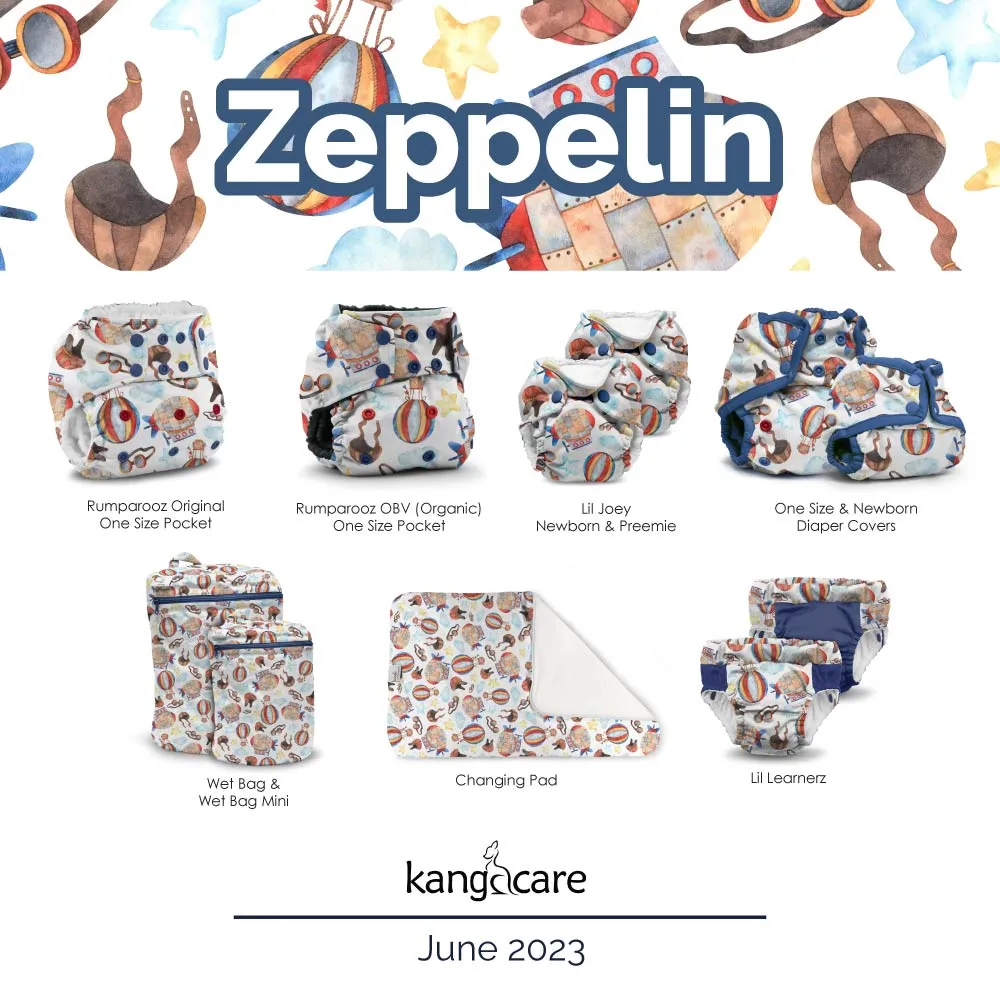 Kanga Care Changing Pad & Sheet Saver - Zeppelin