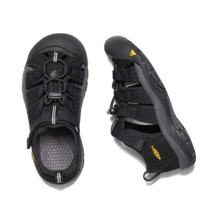 Keen Kids Newport Black Yellow School Sandal Youths