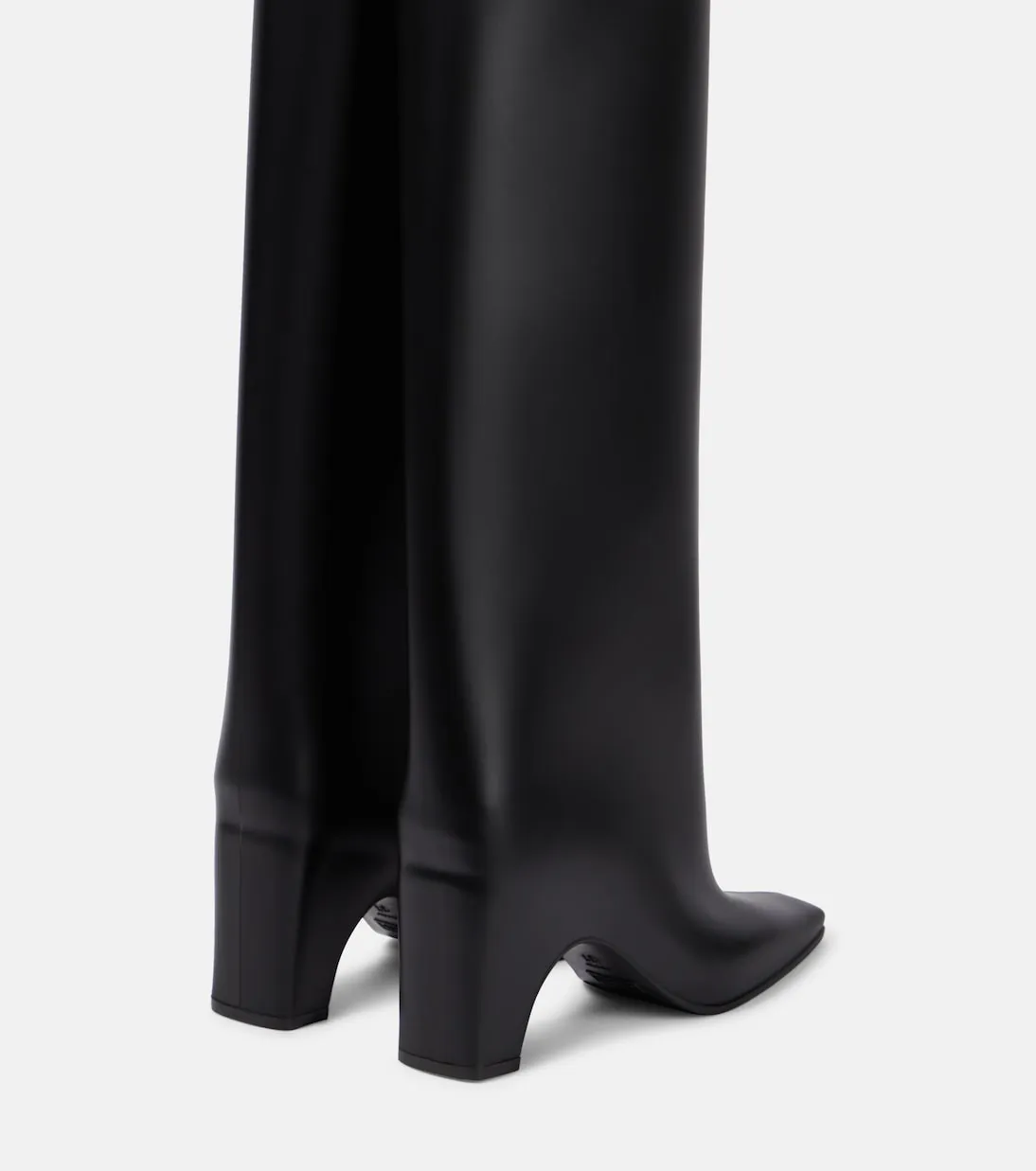 Knee-high boots with rubber bridge Coperni, black