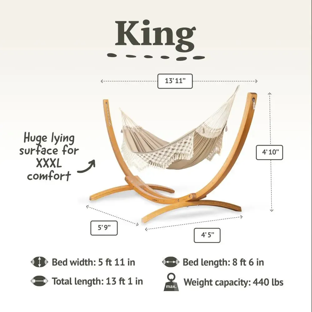 LA SIESTA Bossanova Kingsize Classic Hammock (W 180 cm)